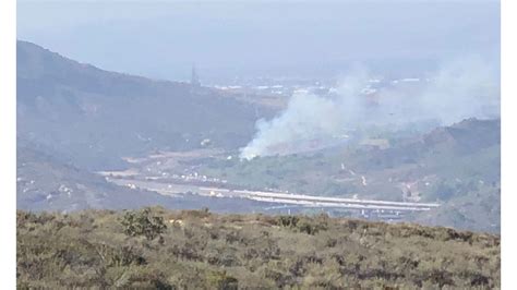 fire in laguna canyon today.